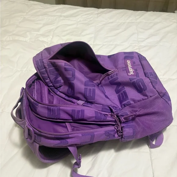 Supreme Purple Backpack - Picture 9 of 10